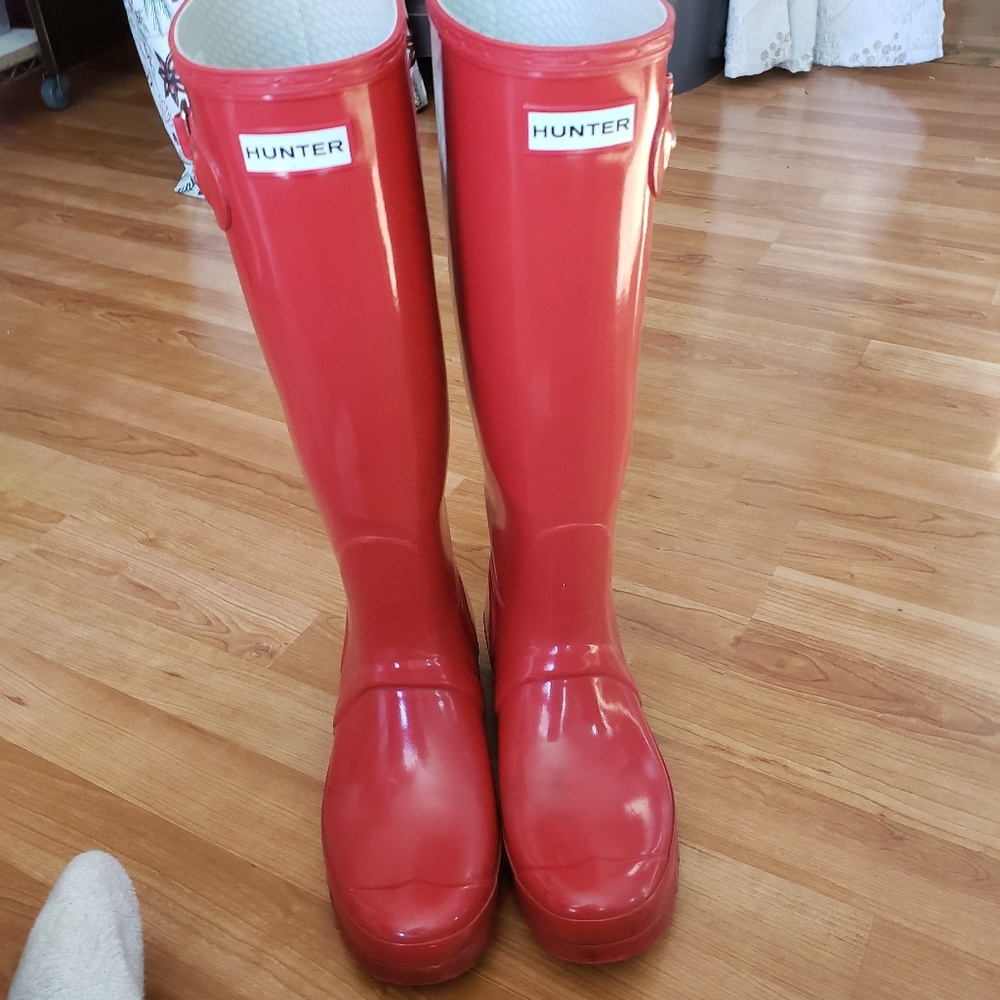 Red Hunter Rain Boots